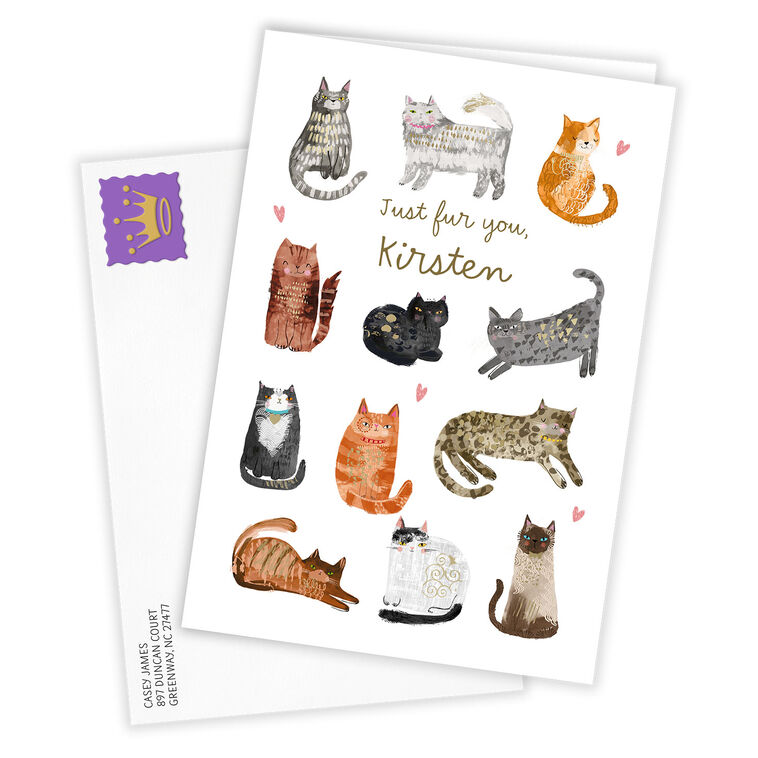 Hallmark Just Fur You Custom Card