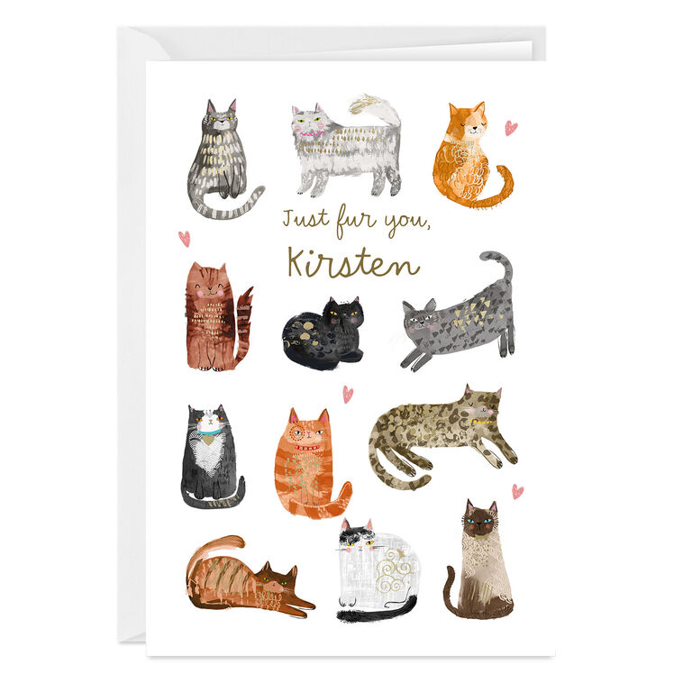 hallmark Just Fur You Custom Card