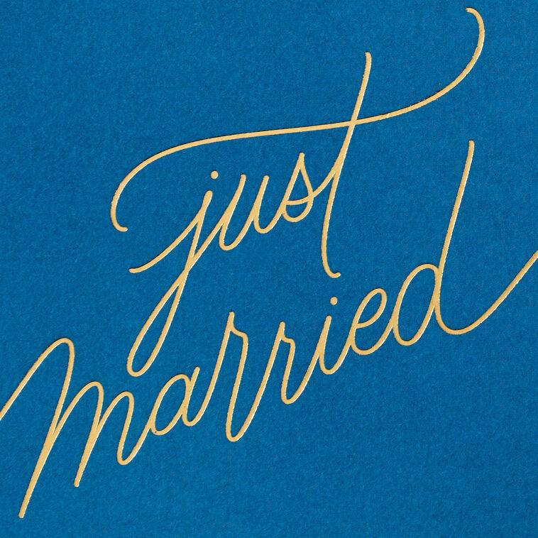 Hallmark Just Married Wedding Card