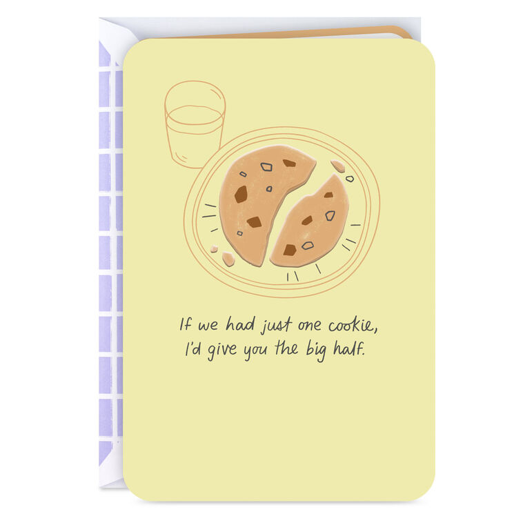 hallmark Just One Cookie Love Card