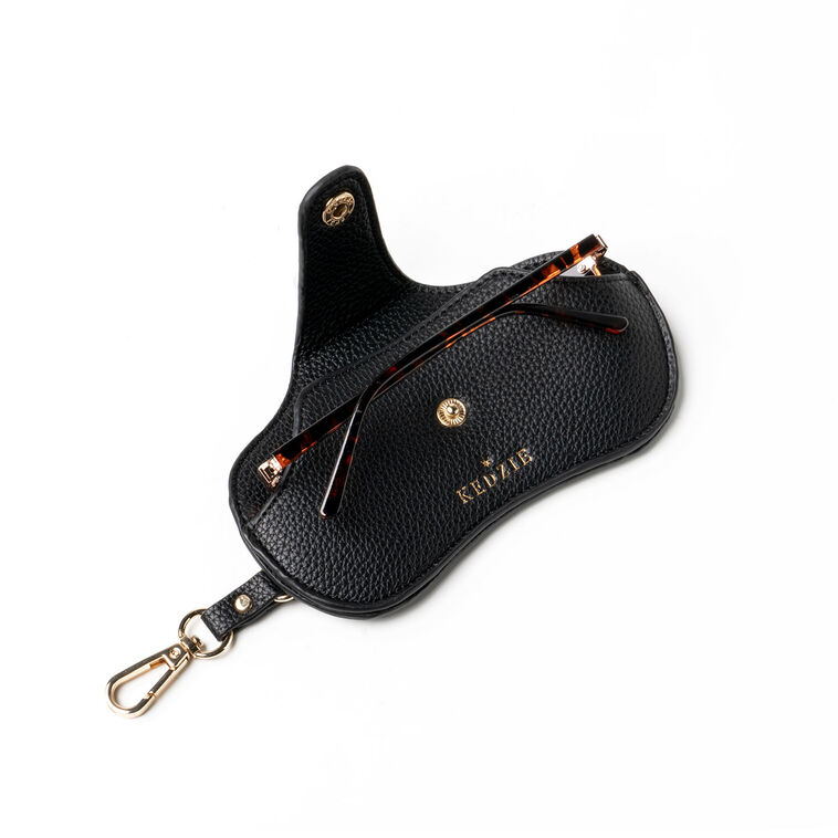 Hallmark Kedzie Black Clip-On Eyeglasses Case