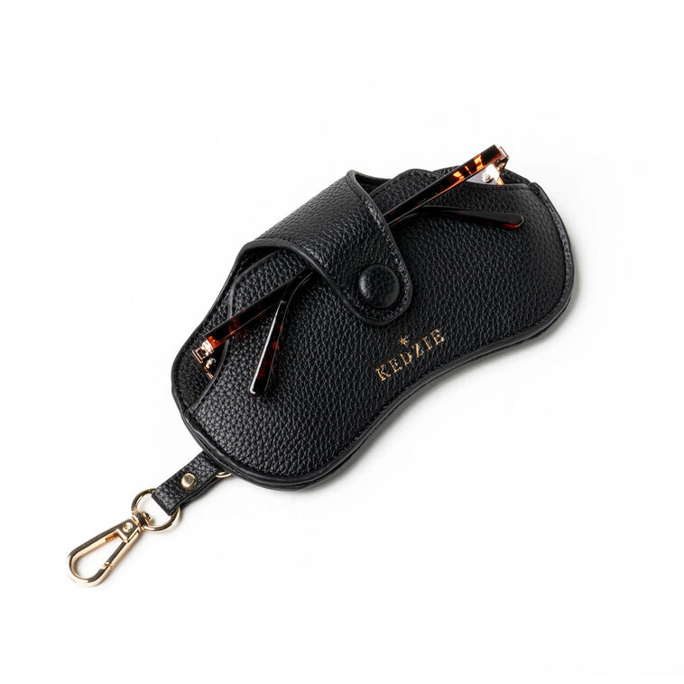 hallmark Kedzie Black Clip-On Eyeglasses Case