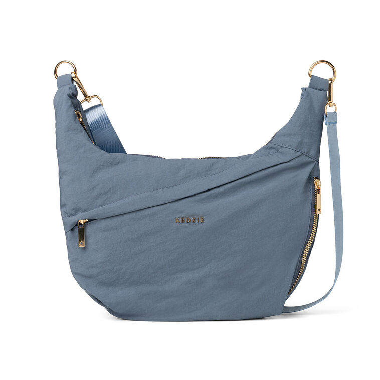 hallmark Kedzie Blue Atlas Crossbody Bag