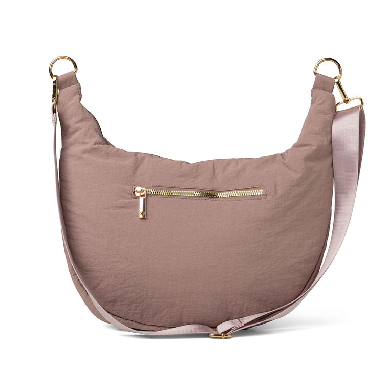 Hallmark Kedzie Mauve Atlas Crossbody Bag