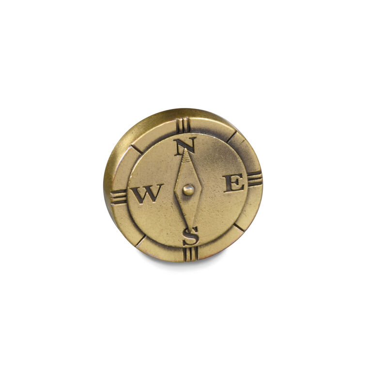 hallmark Keep Going Compass Metal Pocket Token