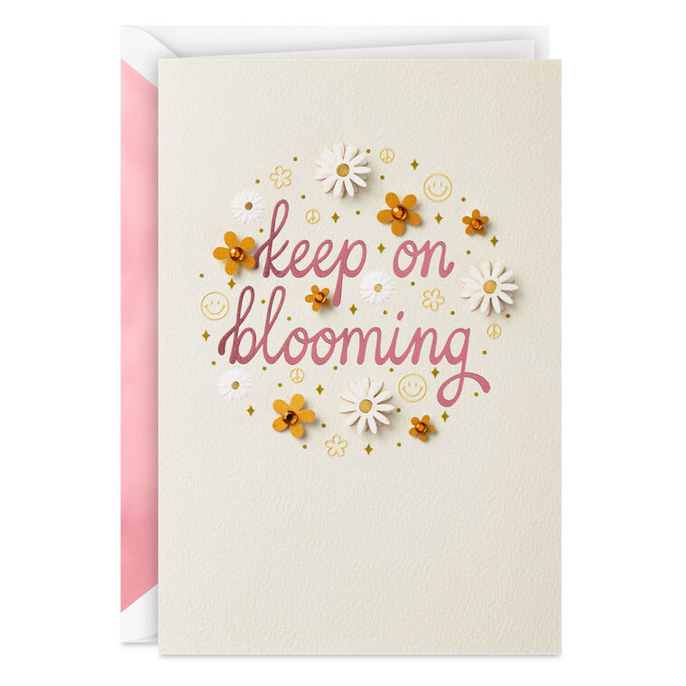 hallmark Keep on Blooming Birthday Card