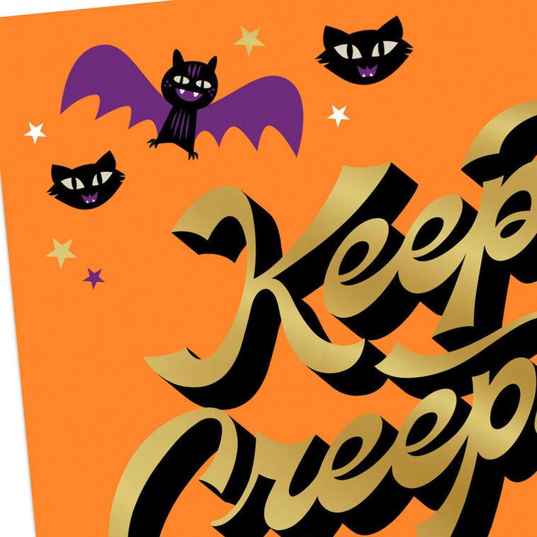 Hallmark Keep On Creepin' On Halloween Card