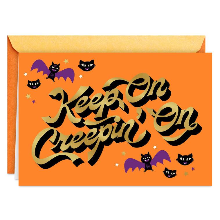 hallmark Keep On Creepin' On Halloween Card