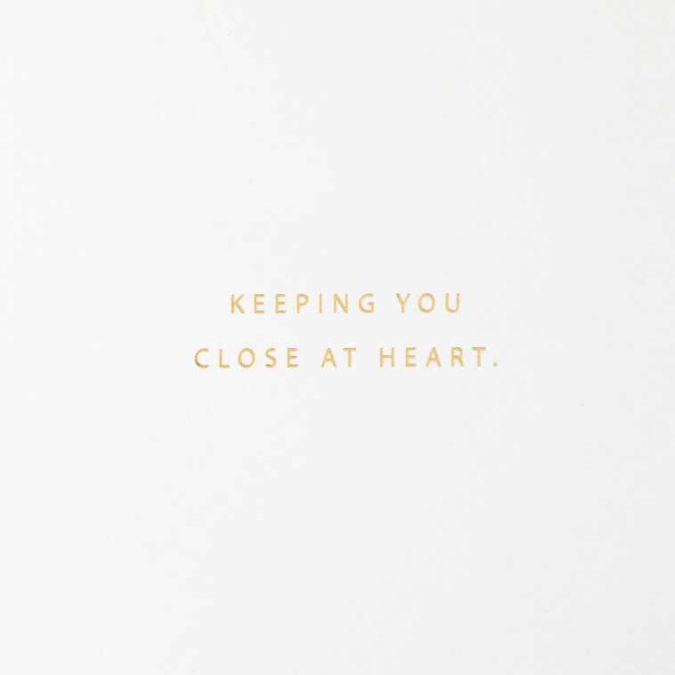 Hallmark Keeping You Close At Heart Sympathy Card