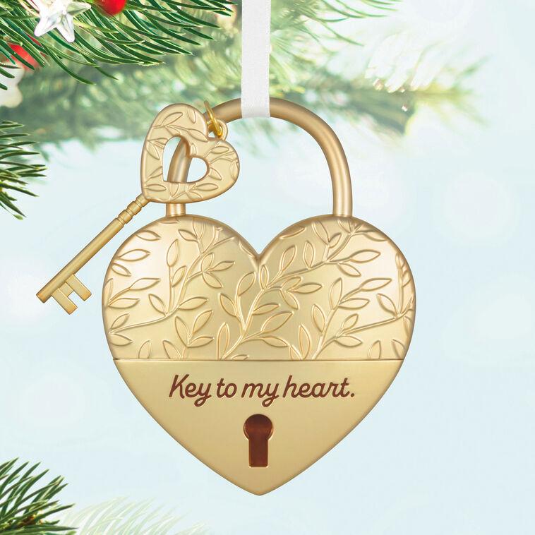 Hallmark Key To My Heart Metal Ornament