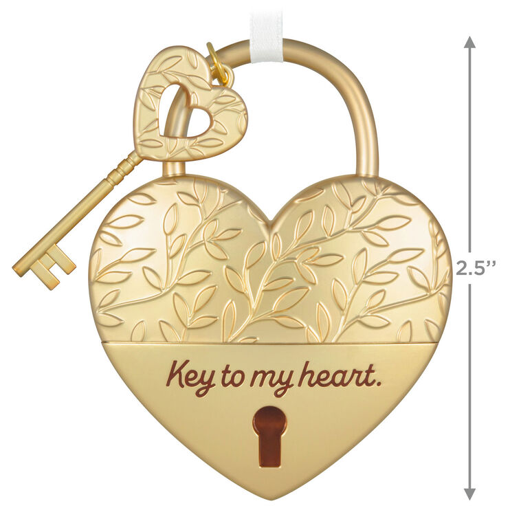 Hallmark Key To My Heart Metal Ornament