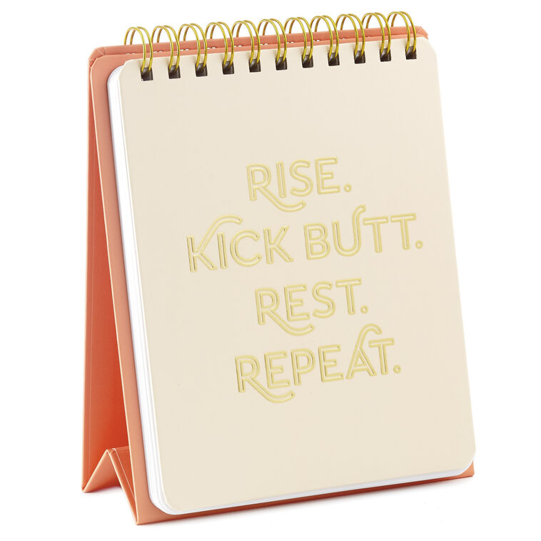 Hallmark Kick Butt Repeat Easel Notebook