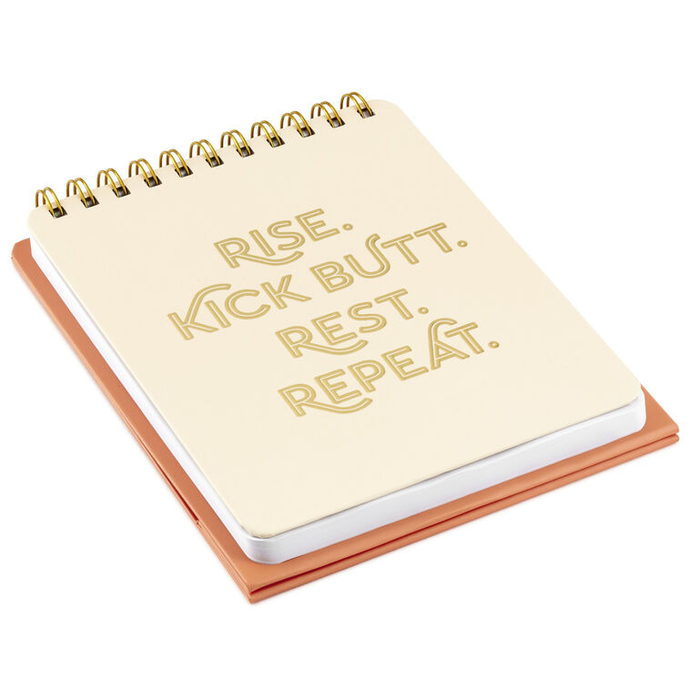 hallmark Kick Butt Repeat Easel Notebook