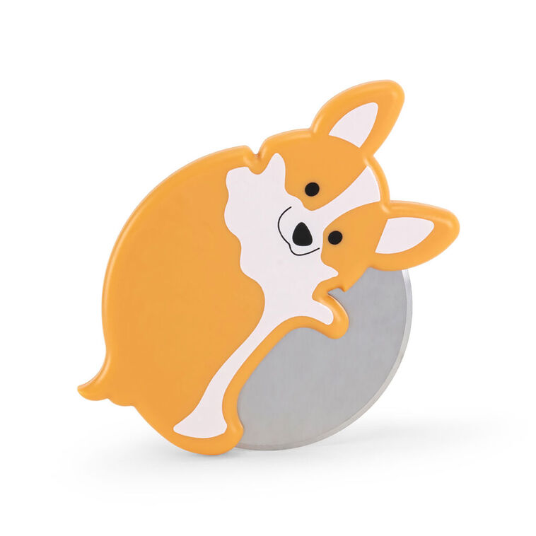 hallmark Kikkerland Corgi Lovers Pizza Cutter