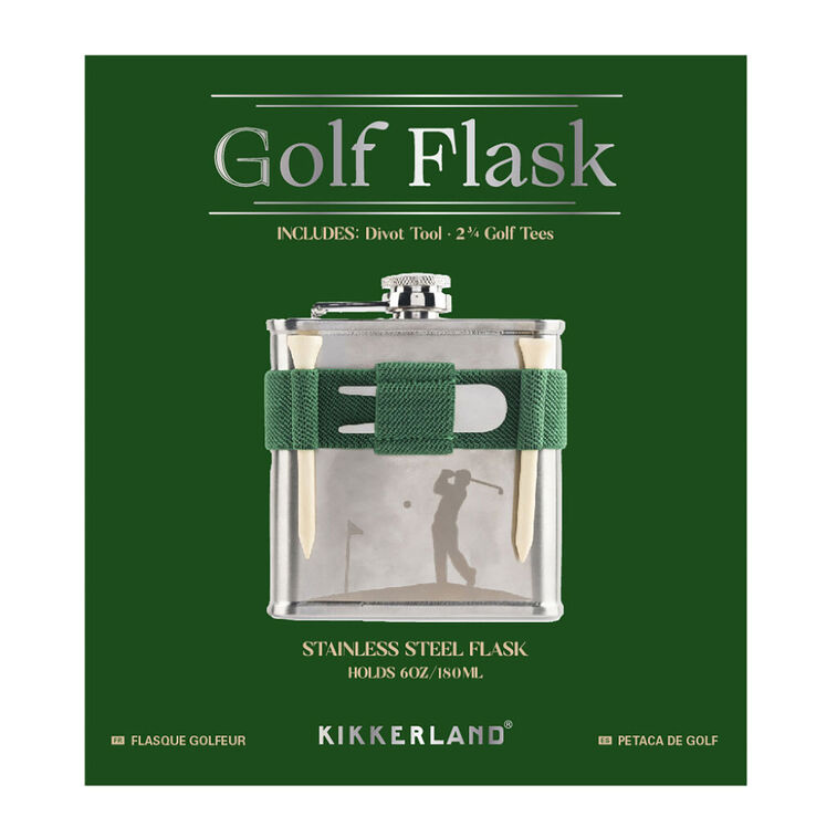 Hallmark Kikkerland Golf Flask