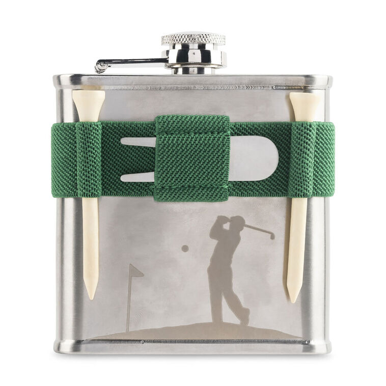 hallmark Kikkerland Golf Flask
