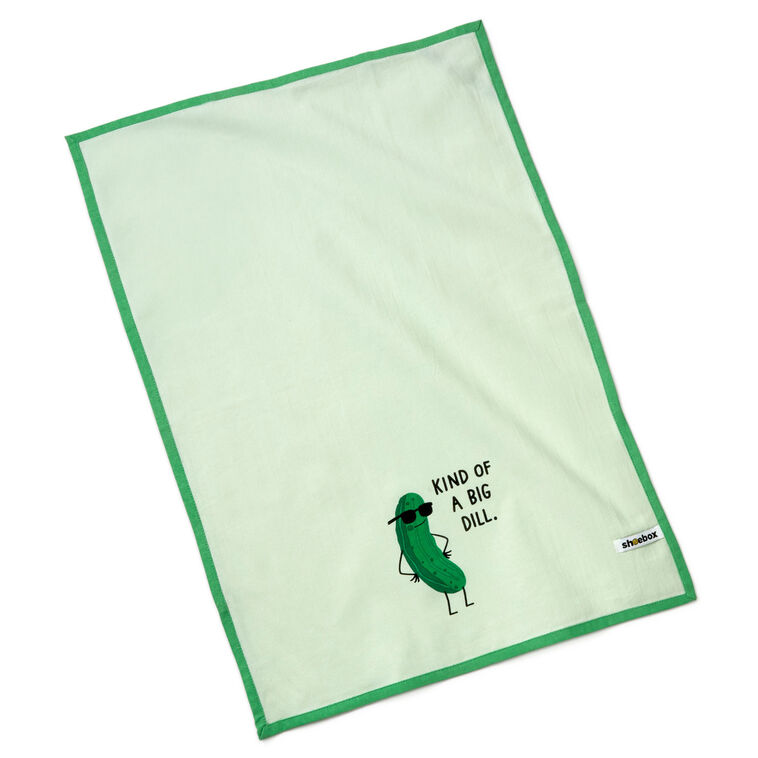 Hallmark Kind Of A Big Dill Funny Tea Towel 18x26