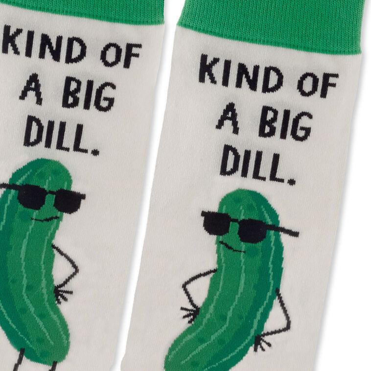 Hallmark Kind Of A Big Dill Novelty Crew Socks