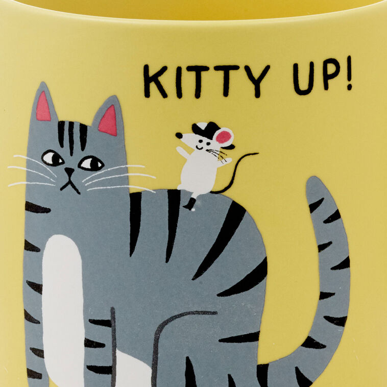 Hallmark Kitty Up Funny Mug 16 Oz