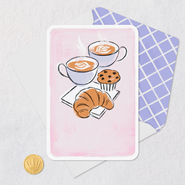 Hallmark Lattes And Pastries Blank Card