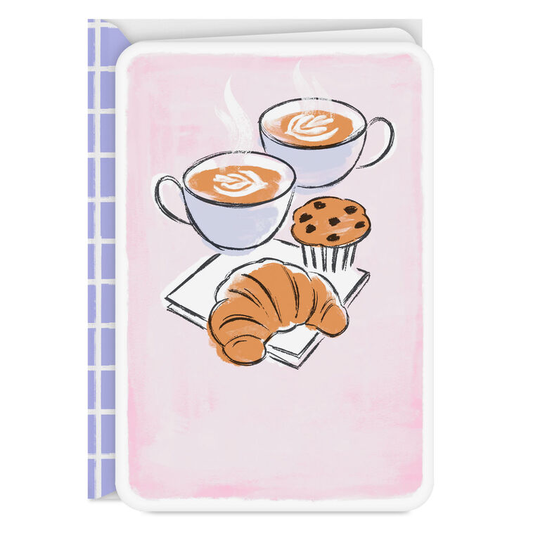 hallmark Lattes and Pastries Blank Card
