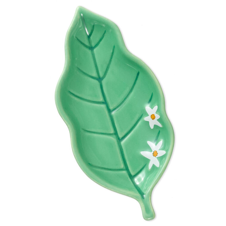 Hallmark Leaf-Shaped Trinket Dish