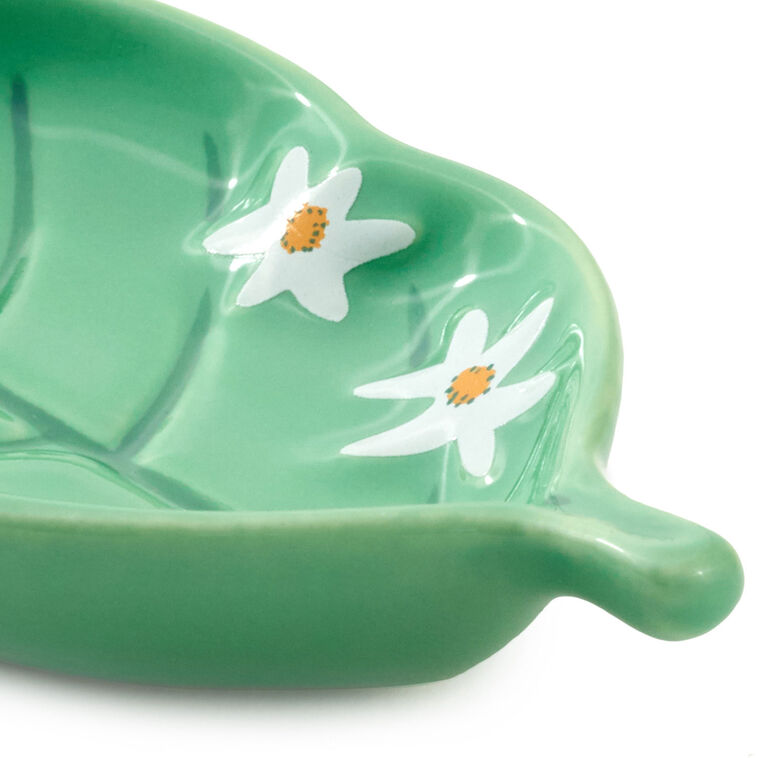 Hallmark Leaf-Shaped Trinket Dish