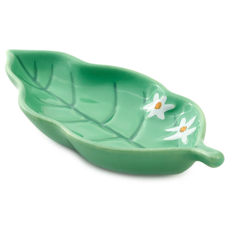 hallmark Leaf-Shaped Trinket Dish