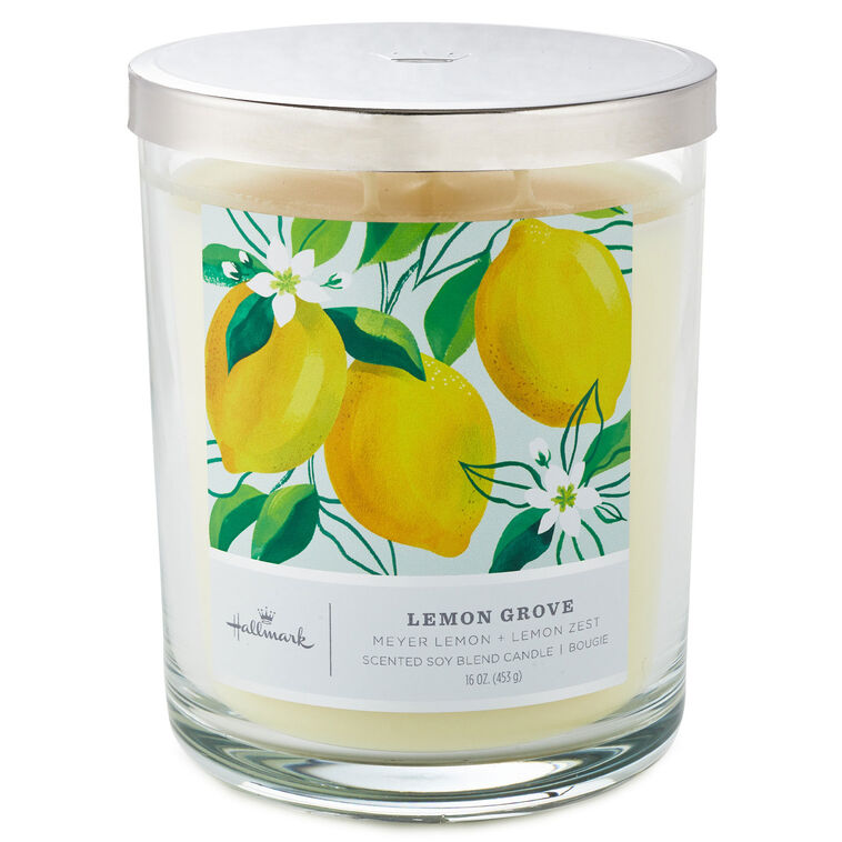 hallmark Lemon Grove 3-Wick Jar Candle 16 oz