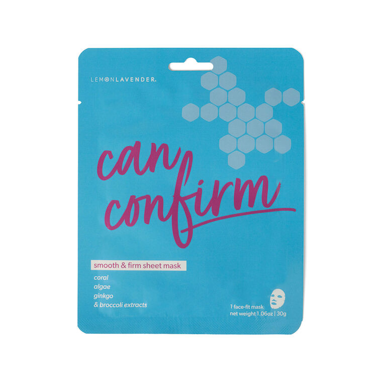 hallmark Lemon Lavender Can Confirm Sheet Mask