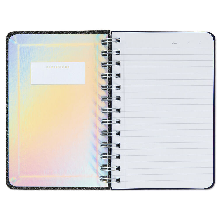 Hallmark Less Bitter More Glitter Spiral Notebook