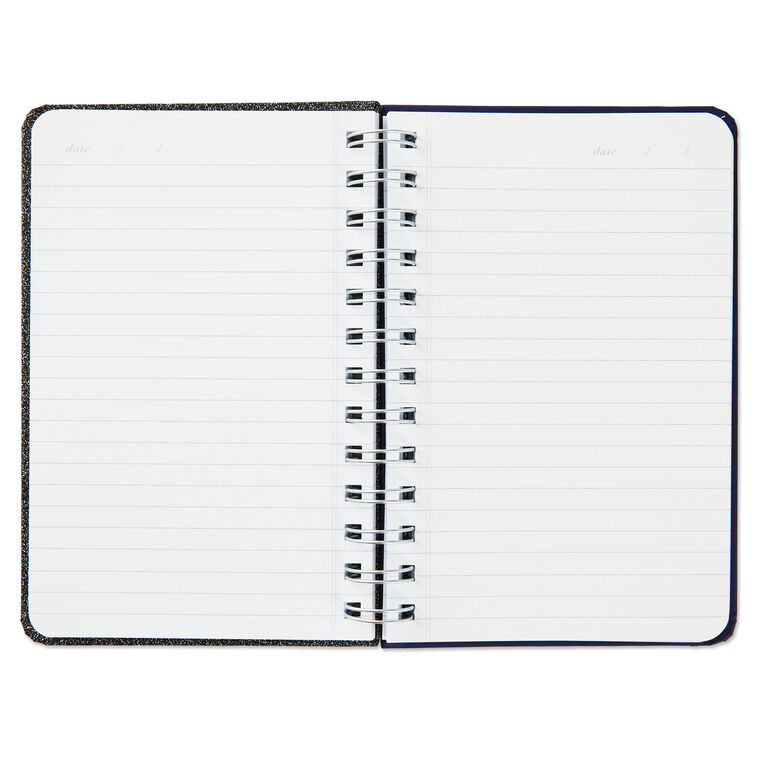 Hallmark Less Bitter More Glitter Spiral Notebook