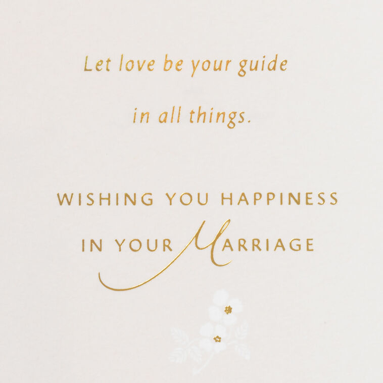 Hallmark Let Love Be Your Guide Wedding Card