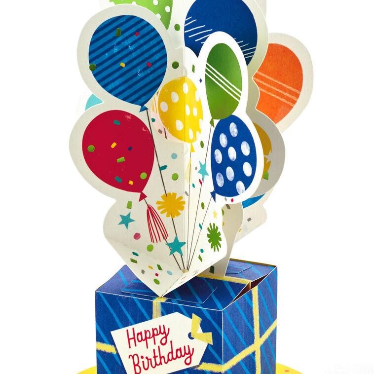 Hallmark Let's Celebrate 3D Pop-Up Birthday Card