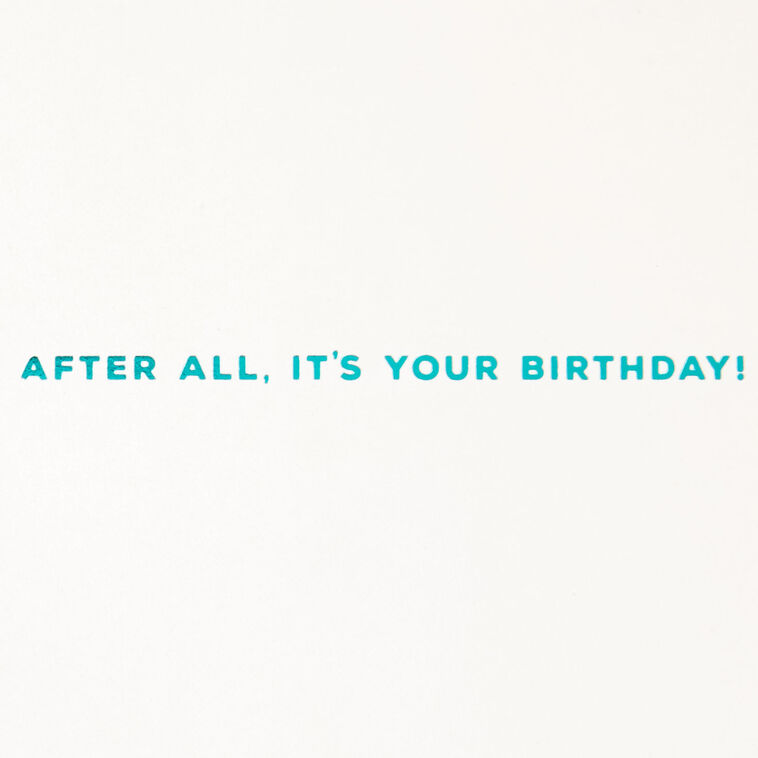Hallmark Let's Get Loud Birthday Card