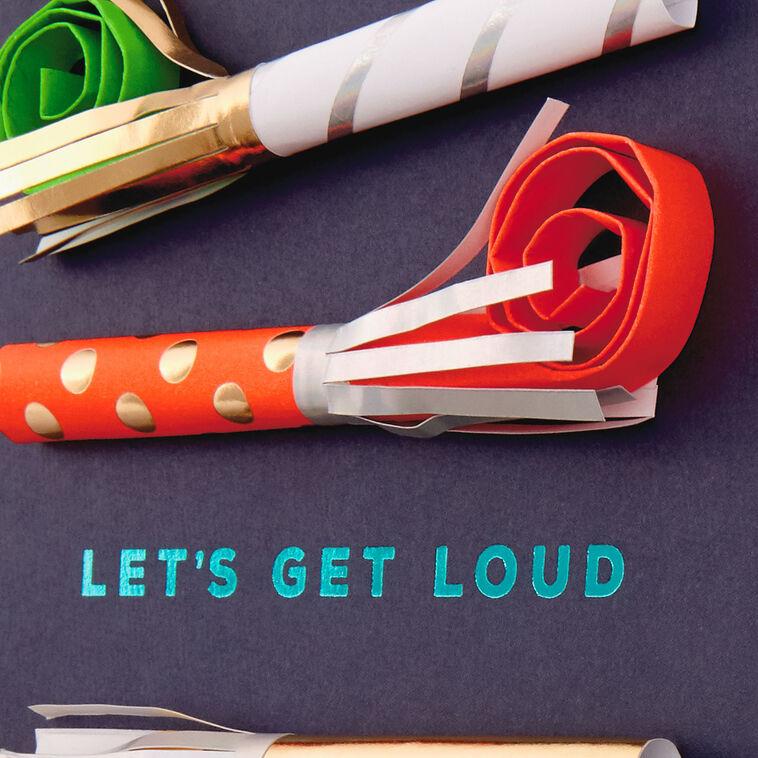 Hallmark Let's Get Loud Birthday Card