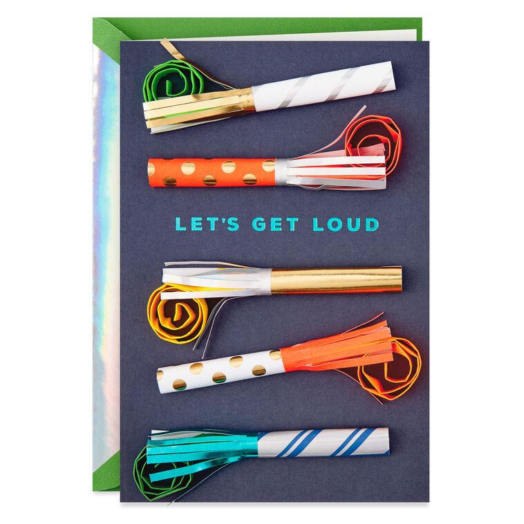 hallmark Let's Get Loud Birthday Card