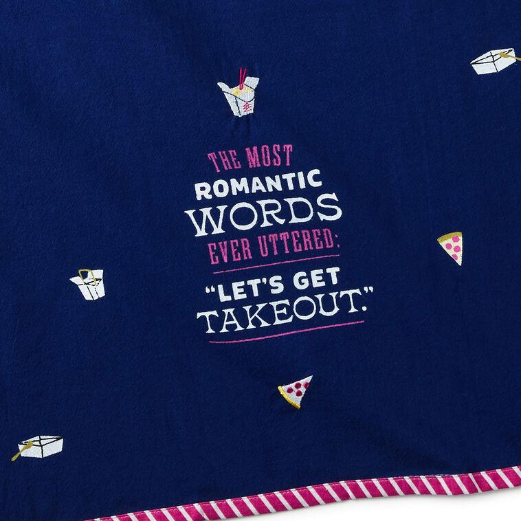 Hallmark Let's Get Takeout Tea Towel 18x26