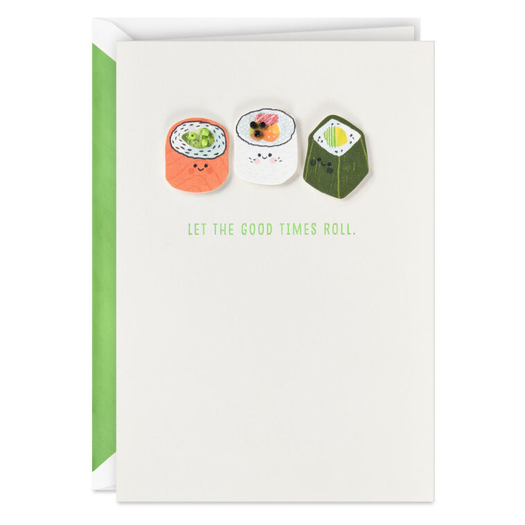 hallmark Let the Good Times Roll Birthday Card