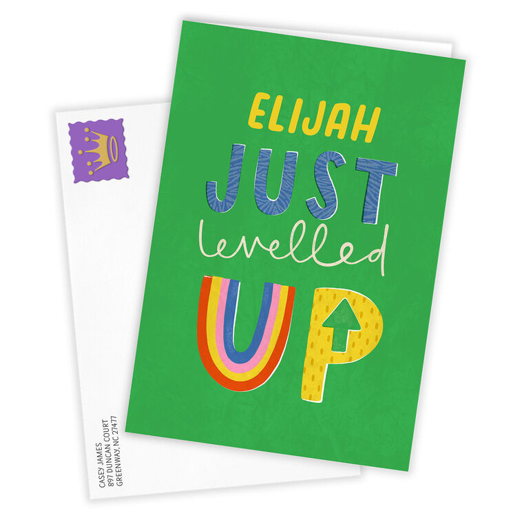 Hallmark Levelled Up Custom Card