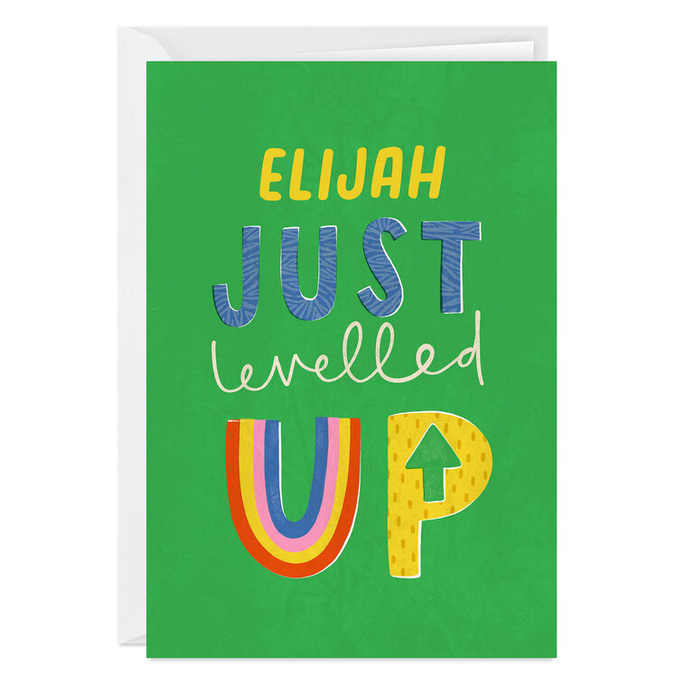 hallmark Levelled Up Custom Card