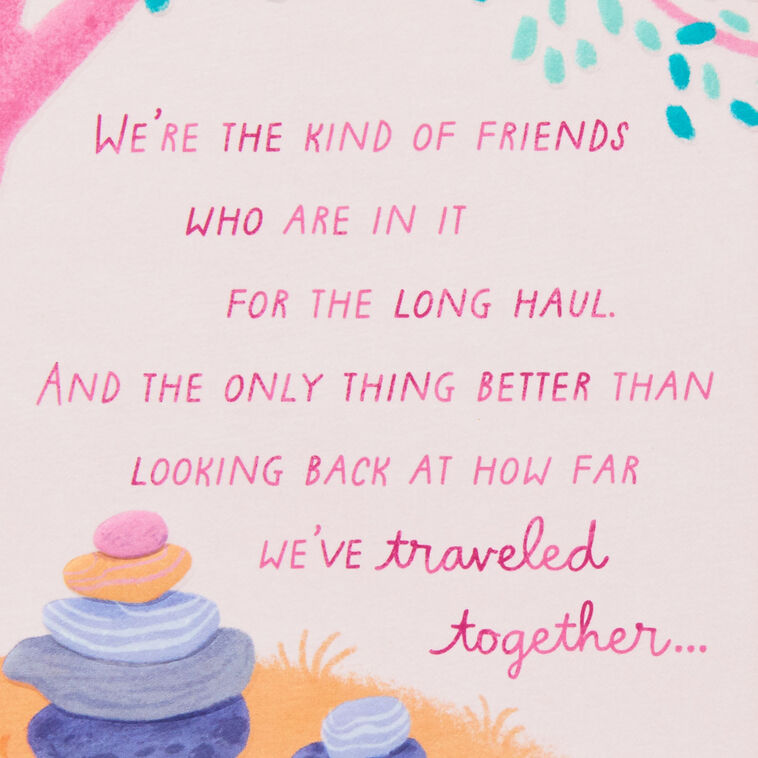 Hallmark Life's A Journey Birthday Card For Friend