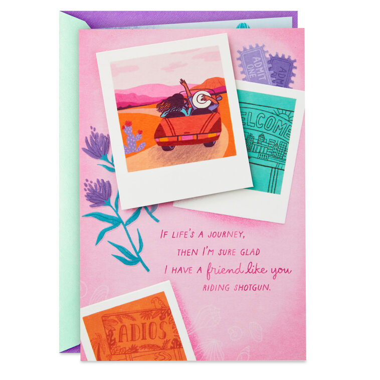 hallmark Life's a Journey Birthday Card for Friend