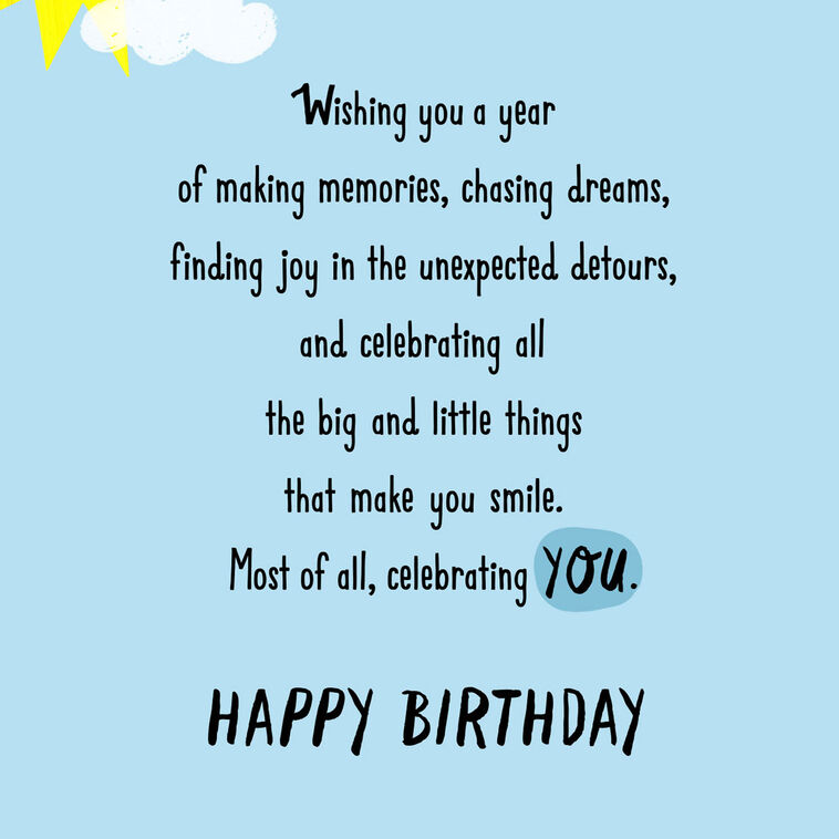 Hallmark Life's An Adventure Birthday Card