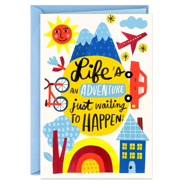 hallmark Life's An Adventure Birthday Card