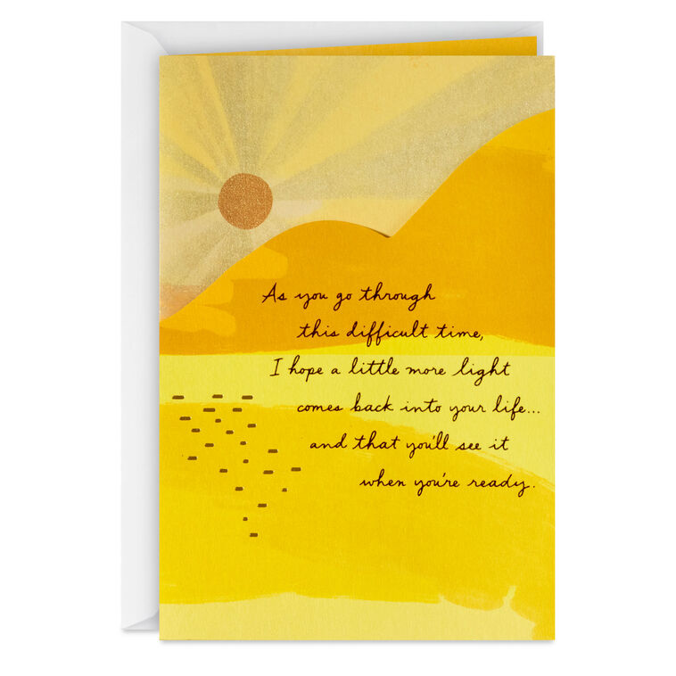 hallmark Light and Love Encouragement Card