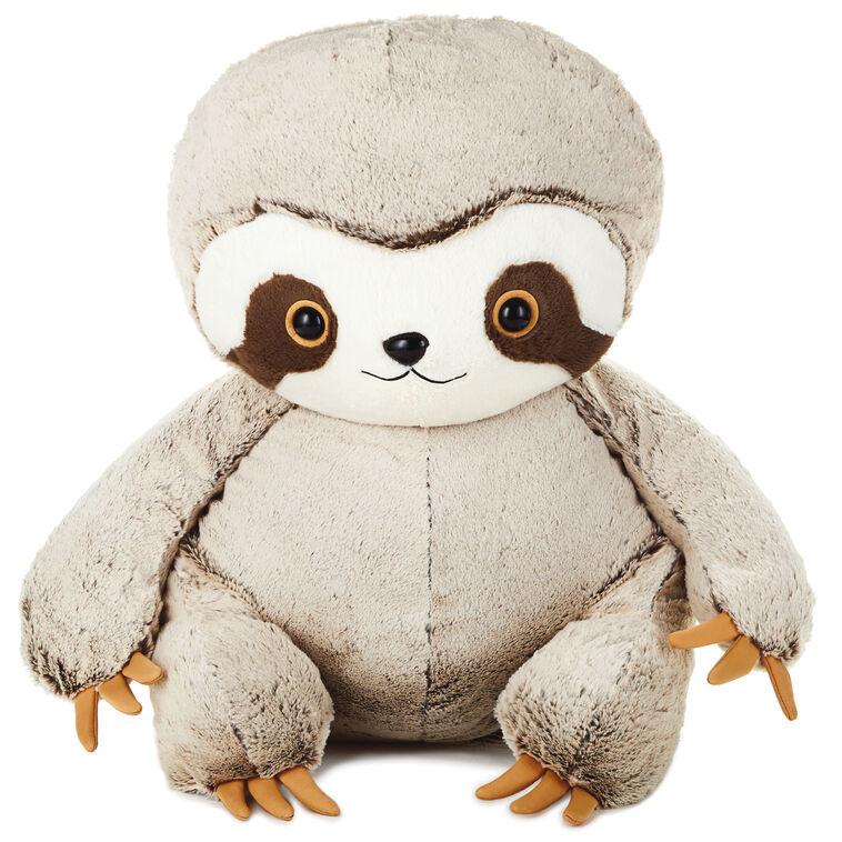 hallmark Light Brown Baby Sloth Stuffed Animal 20"