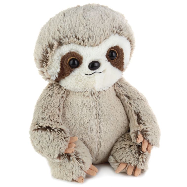 hallmark Light Brown Baby Sloth Stuffed Animal 8"