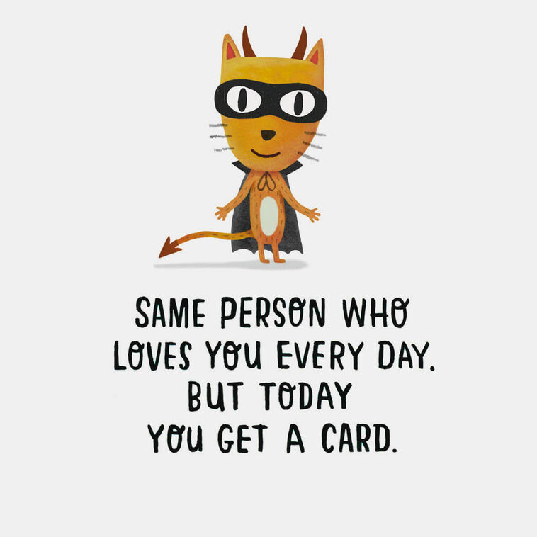 Hallmark Little Devil Love You Lots Halloween Card