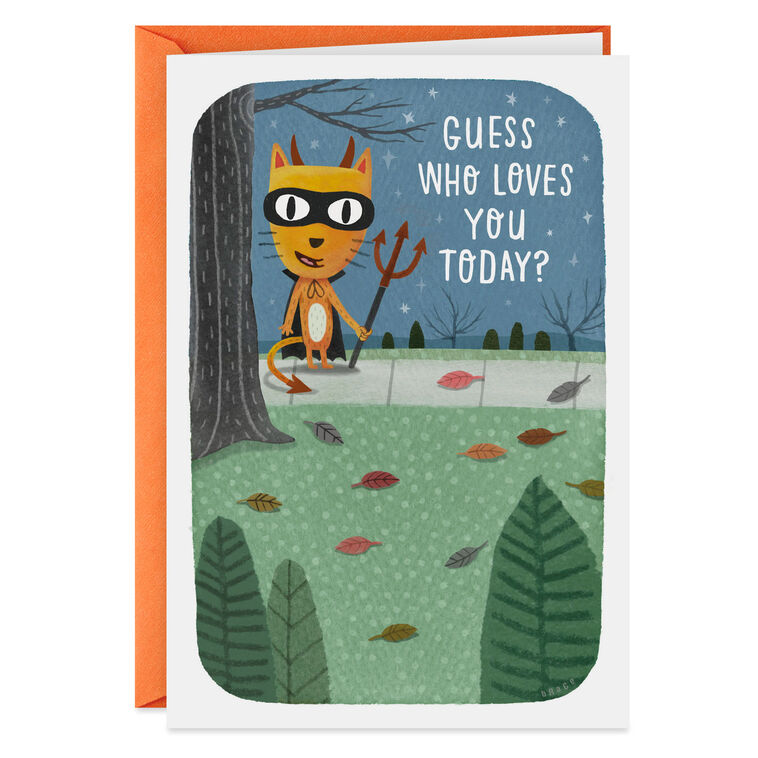 hallmark Little Devil Love You Lots Halloween Card